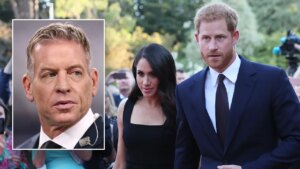 Troy Aikman reveals why he hasn’t become friendly with royal neighbors Prince Harry and Meghan Markle