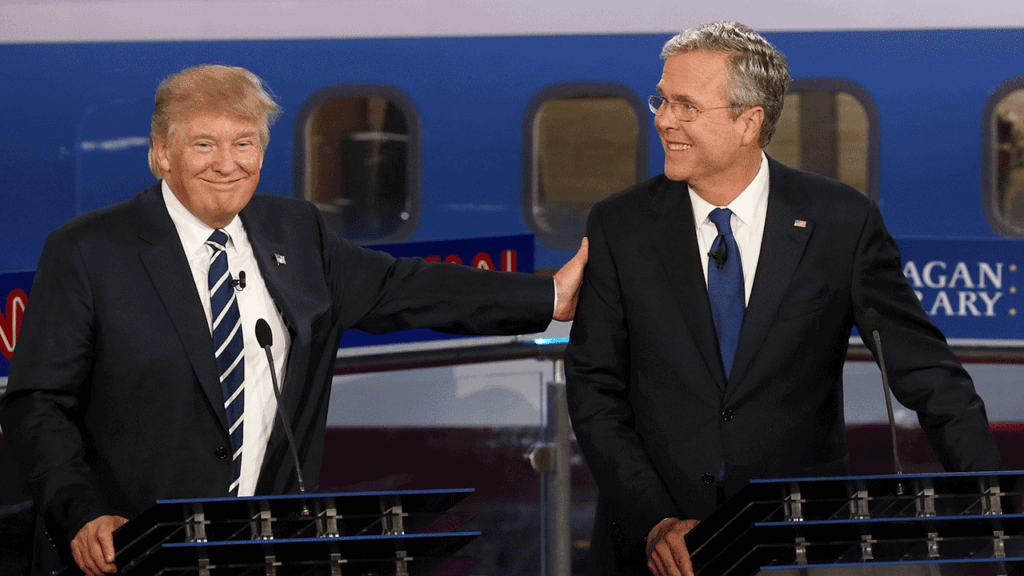 Jeb Bush heaps praise on Trump’s ‘unprecedented support’ for Iranians 10 years after heated primary