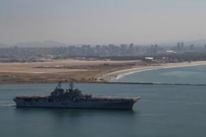 US Sends Amphibious Warship to Pacific Front Line
