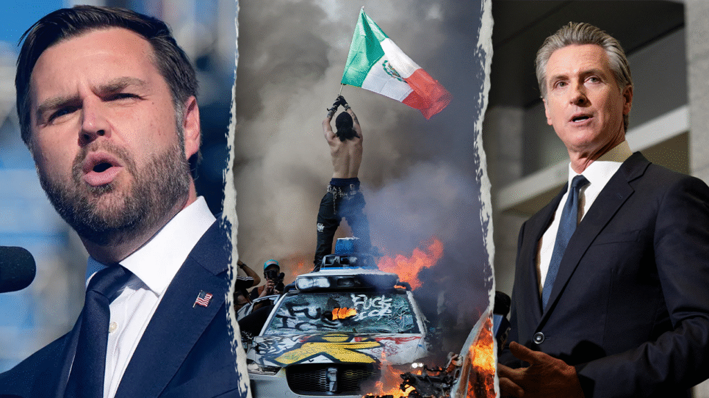 JD Vance rails against Newsom, LA mayor for declaring ‘open season on federal law enforcement’