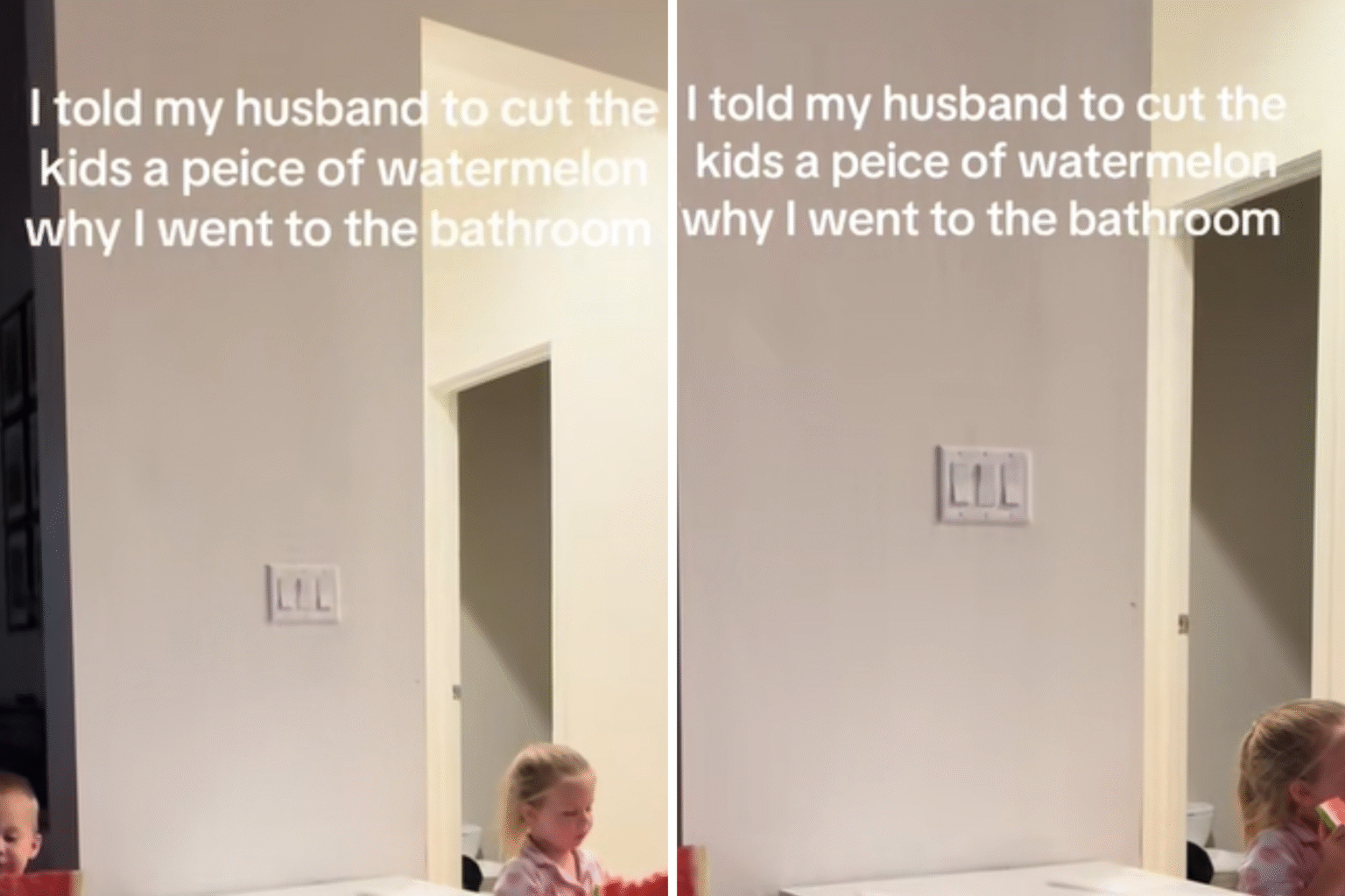 Mom Asks Husband to Cut Watermelon for Kids, Can’t Believe What She Sees