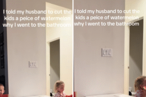 Mom Asks Husband to Cut Watermelon for Kids, Can’t Believe What She Sees