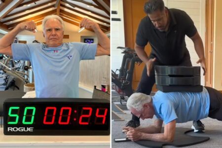 Meet the 80-year-old man who held a plank for 50 minutes — and learn how he stays fit