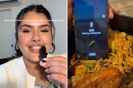 Woman finds crazy discovery at the bottom of her takeout food