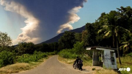 Indonesia volcano spews 18km-high ash tower: Agency