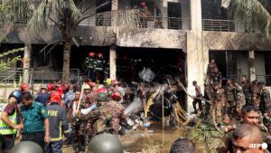 Death toll in Bangladesh fighter jet crash rises to 27