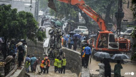 Landslide, heavy rain in Pakistan sweeps away cars, killing 3