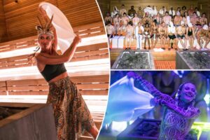 Exclusive | Inside Brooklyn’s ‘show sauna’ competition, where masters wow sweating crowds with heat, towel technique and storytelling