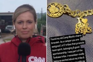 CNN anchor who attended Camp Mystic as a kid ‘overwhelmed with emotion’ as she returns to cover deadly Texas floods