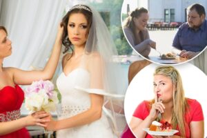 Bride puts ‘plus-size’ wedding guests at  ‘Weight Watchers’ table — and claims it was a ‘body positive’ thing: ‘Straight-up rude and humiliating’