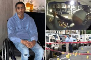 Young father paralyzed in drive-by as teen among those killed in shootout on Philadelphia street: ‘Put the guns down, man’