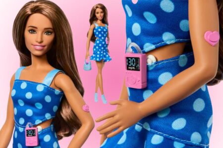 Barbie’s first doll with Type 1 diabetes comes complete with accurate glucose monitor, insulin pump