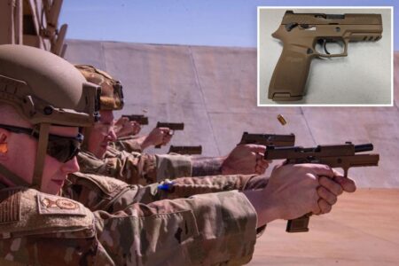 US military investigating whether its new pistol can malfunction and fire ‘uncommanded’ after death of Air Force guard