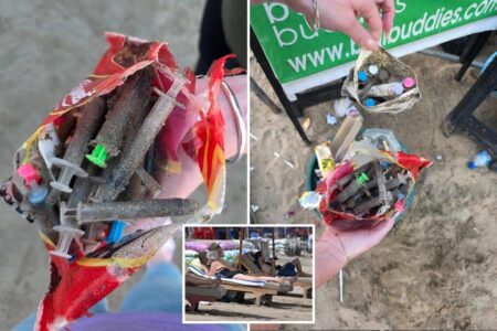 Beachgoers horrified after ‘a heap of medical waste’ washed ashore