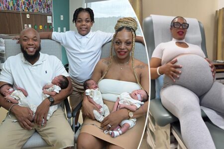 Couple shocked to become rare parents to have quadruplets conceived naturally: ‘I didn’t think it was gonna be four!’