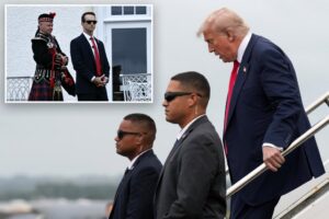 Secret Service agent protecting Trump tried to sneak wife onto transport plane to Scotland
