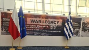 Greece and Poland demand reparations from Germany for World War II