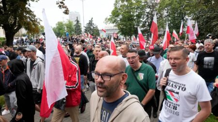 Anti-immigrantion demonstrations in more than 80 cities across Poland