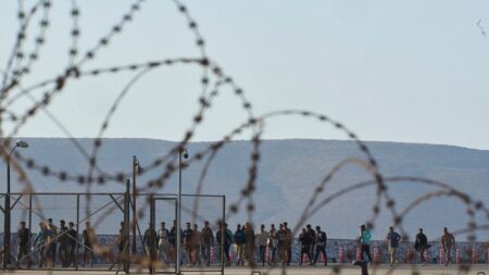 Hundreds of migrants moved to Greek mainland as Libyan arrivals surge