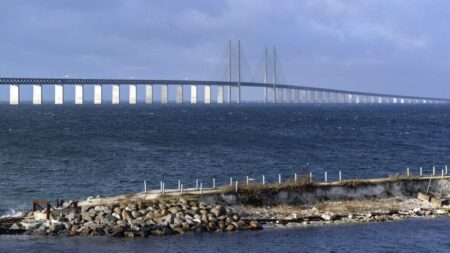 Øresund Bridge connecting Denmark and Sweden turns 25