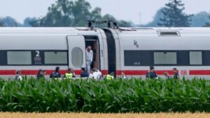 Man injures four with hammer on ICE train in south Germany, police say