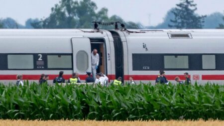 Man injures four with hammer on ICE train in south Germany, police say