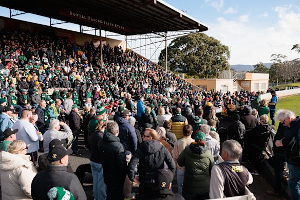 The stadium plan has become the main issue for footy-mad Tasmania