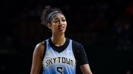 Angel Reese knocks clipboard out of Sky coach’s hand as team implodes