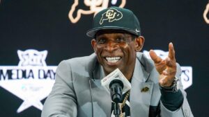 Sanders dismisses health questions at Big 12 media day: ‘I’m here to talk about my team’