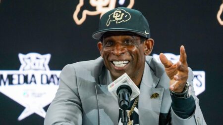 Sanders dismisses health questions at Big 12 media day: ‘I’m here to talk about my team’