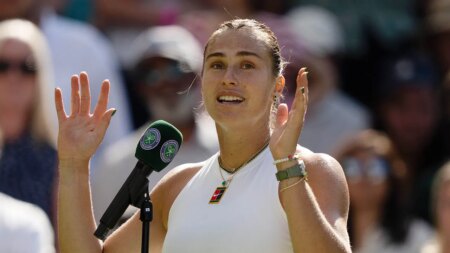 Aryna Sabalenka offers quick rebuttal in televised interview at Wimbledon: ‘I didn’t say that’