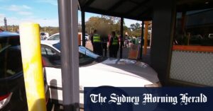 Learner driver ploughs into chicken shop after hitting two pedestrians