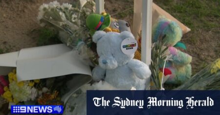 Mum accused of baby son’s murder emotional in court