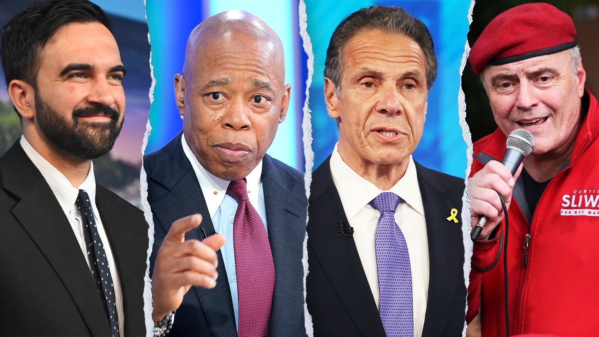 NYC mayor candidates Mamdani, Adams, Cuomo, and Sliwa