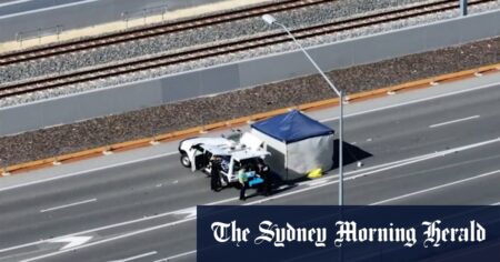 Woman questioned after man found dead on highway