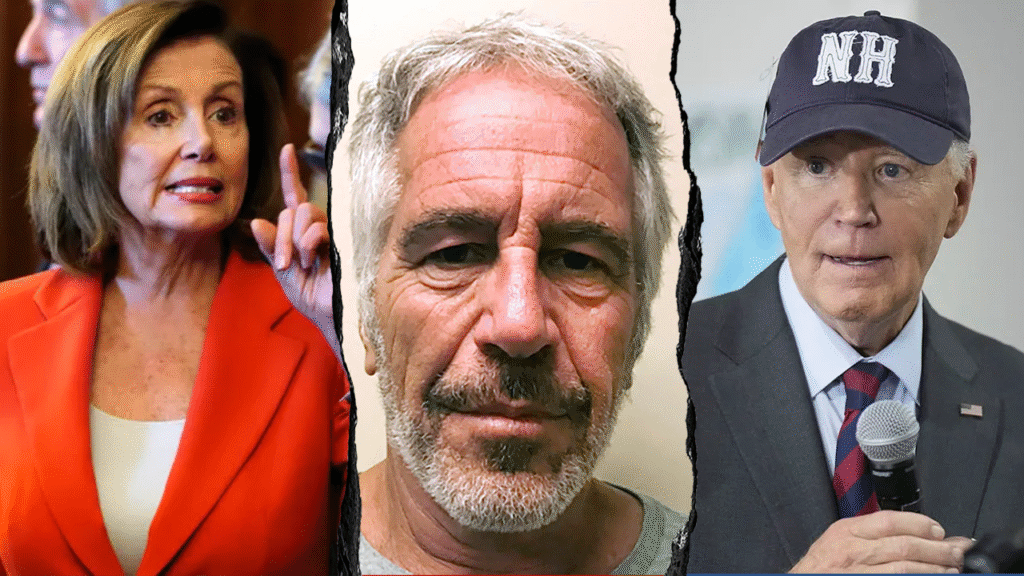 WATCH: Nancy Pelosi silent on why Biden did not release Epstein files