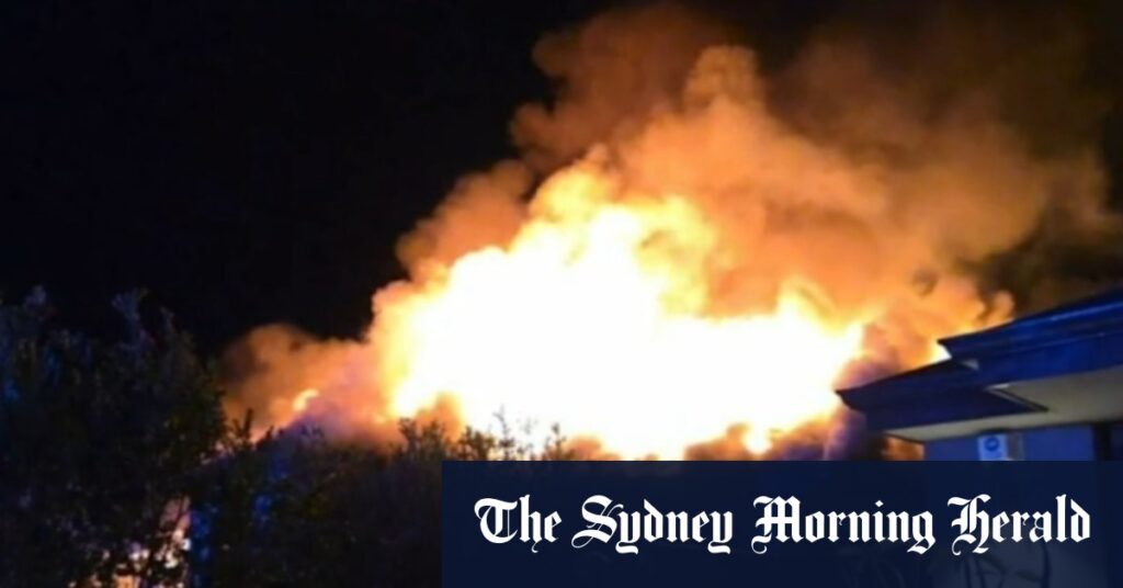 Family’s lucky escape after batteries start fire