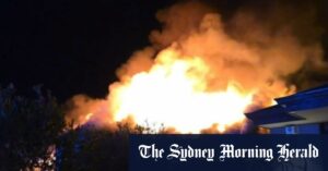 Family’s lucky escape after batteries start fire