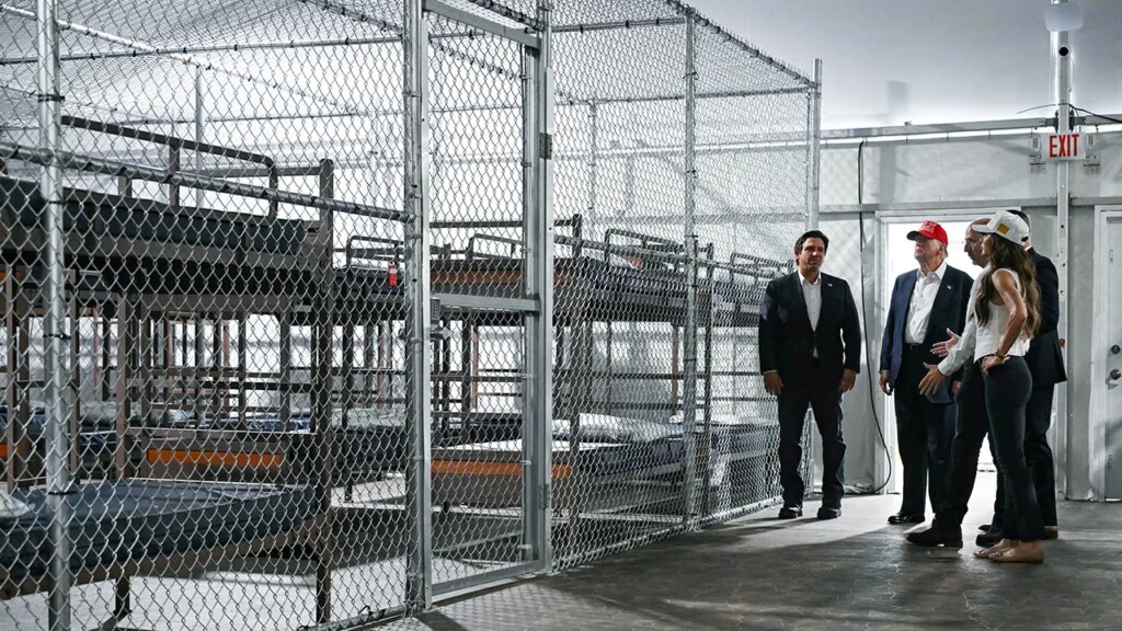 DHS has begun flying migrants out of Florida’s ‘Alligator Alcatraz,’ DeSantis announces