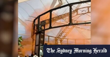 Man who set off flares at Perth shopping centre behind bars