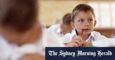 The year group falling behind the rest of Australia