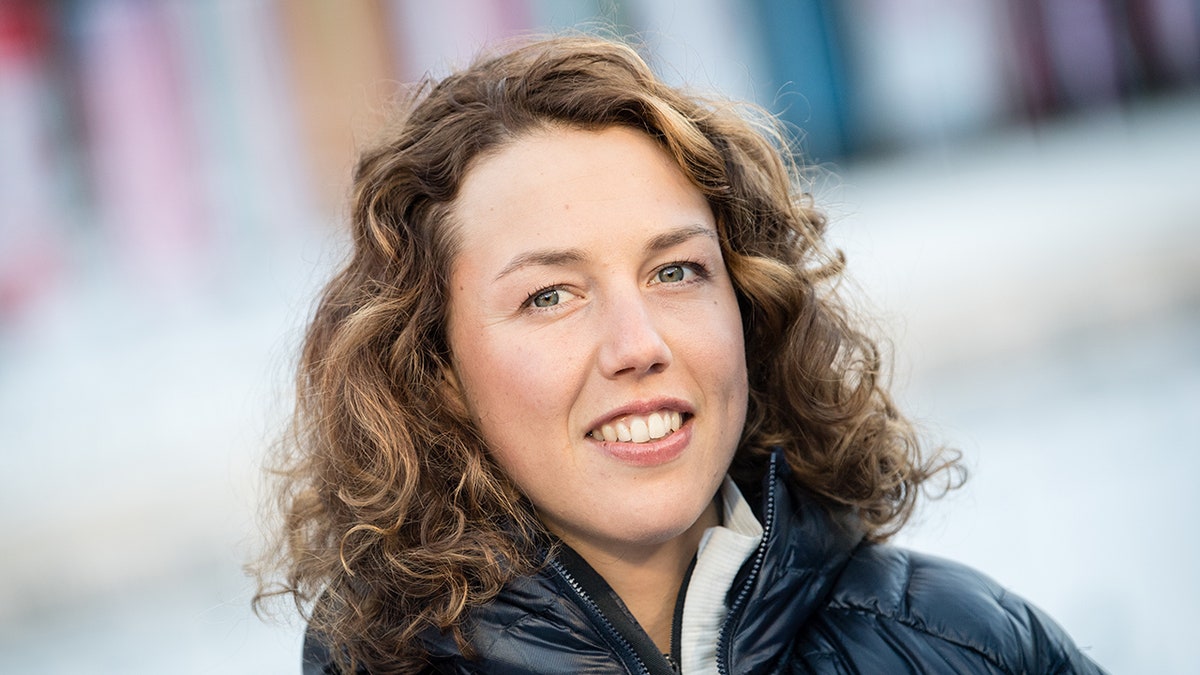 Laura Dahlmeier at an interview
