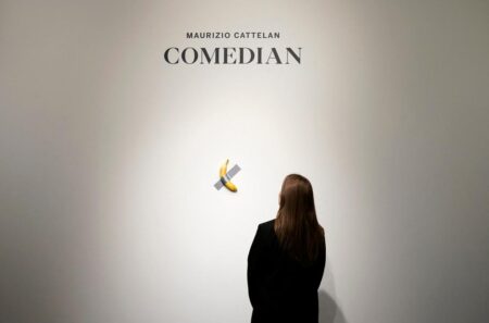Artist’s infamous M banana that was duct-taped to a museum wall meets a tragic fate — again: ‘The security team acted quickly and calmly’
