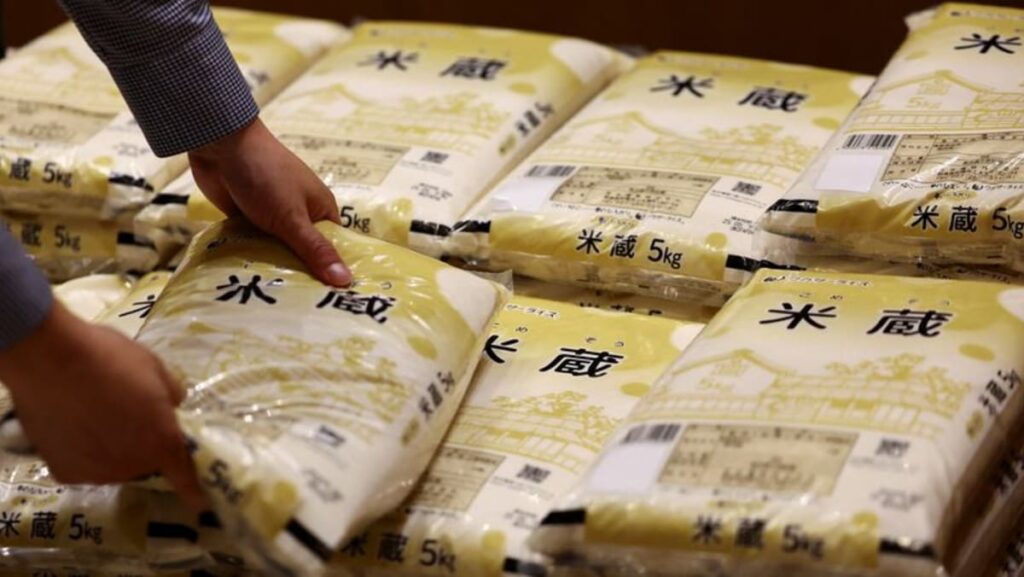 Japan rice prices double, raising pressure on PM