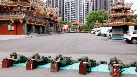 Taiwan launches annual war games with simulated attacks against military command