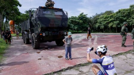 Taiwan deploys advanced US rocket systems in annual drills