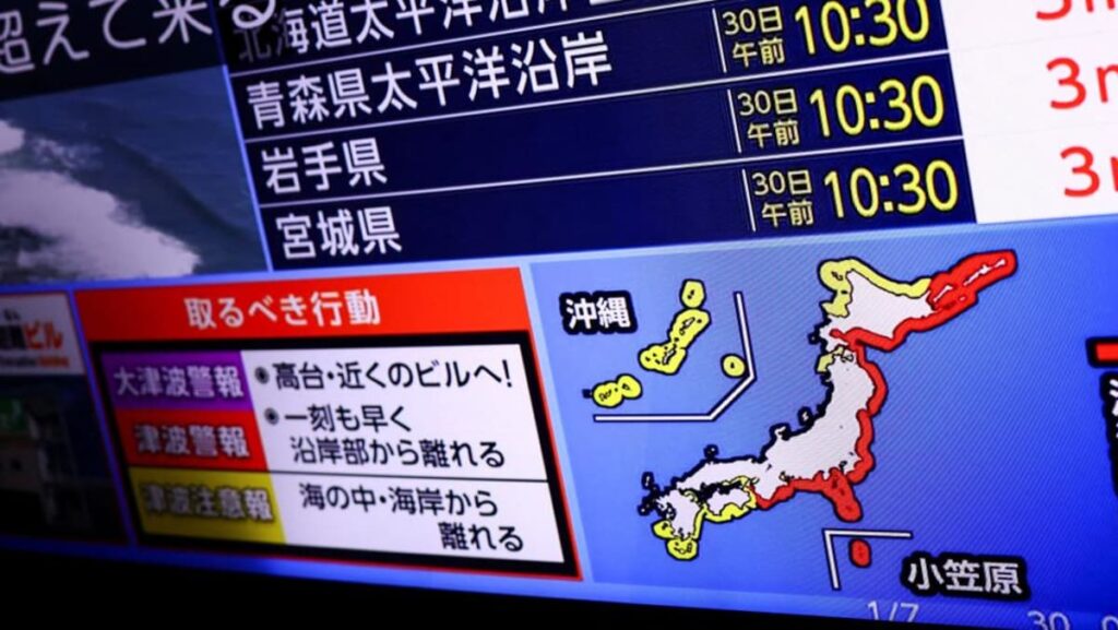 Japan issues tsunami warning after huge quake off Russia sparks alerts around the Pacific