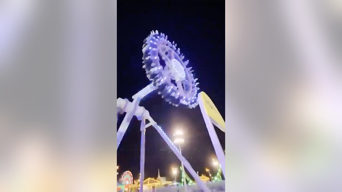 Riders could be heard screaming the moment the pole snapped off the mainframe of the 360 Degree ride on July 30, 2025.