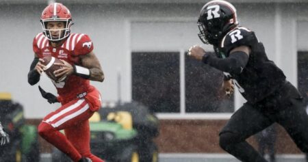 Adams Jr. still seeking 1st TD pass as a Stampeder as Calgary prepares to host Winnipeg