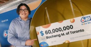 Toronto man learns he won M lottery prize, then jumps into work call